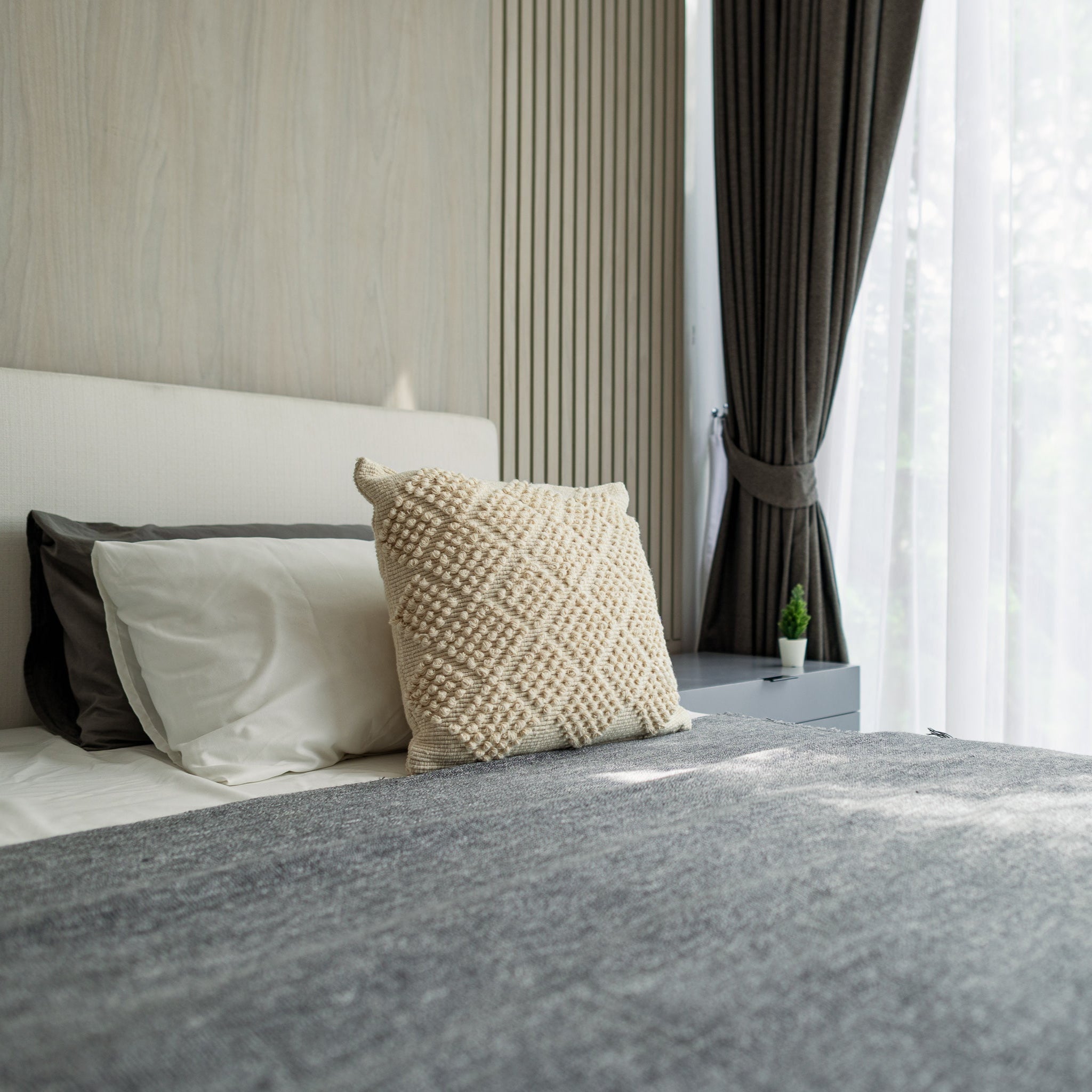 Macrame Cushion Cover (45x45cm) - Willow Tree DecorSF148