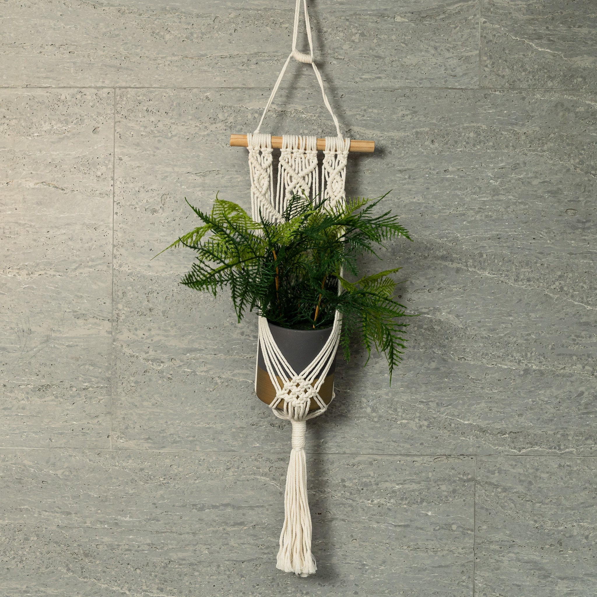 Macrame Plant Wall Hanger - Willow Tree DecorSF209