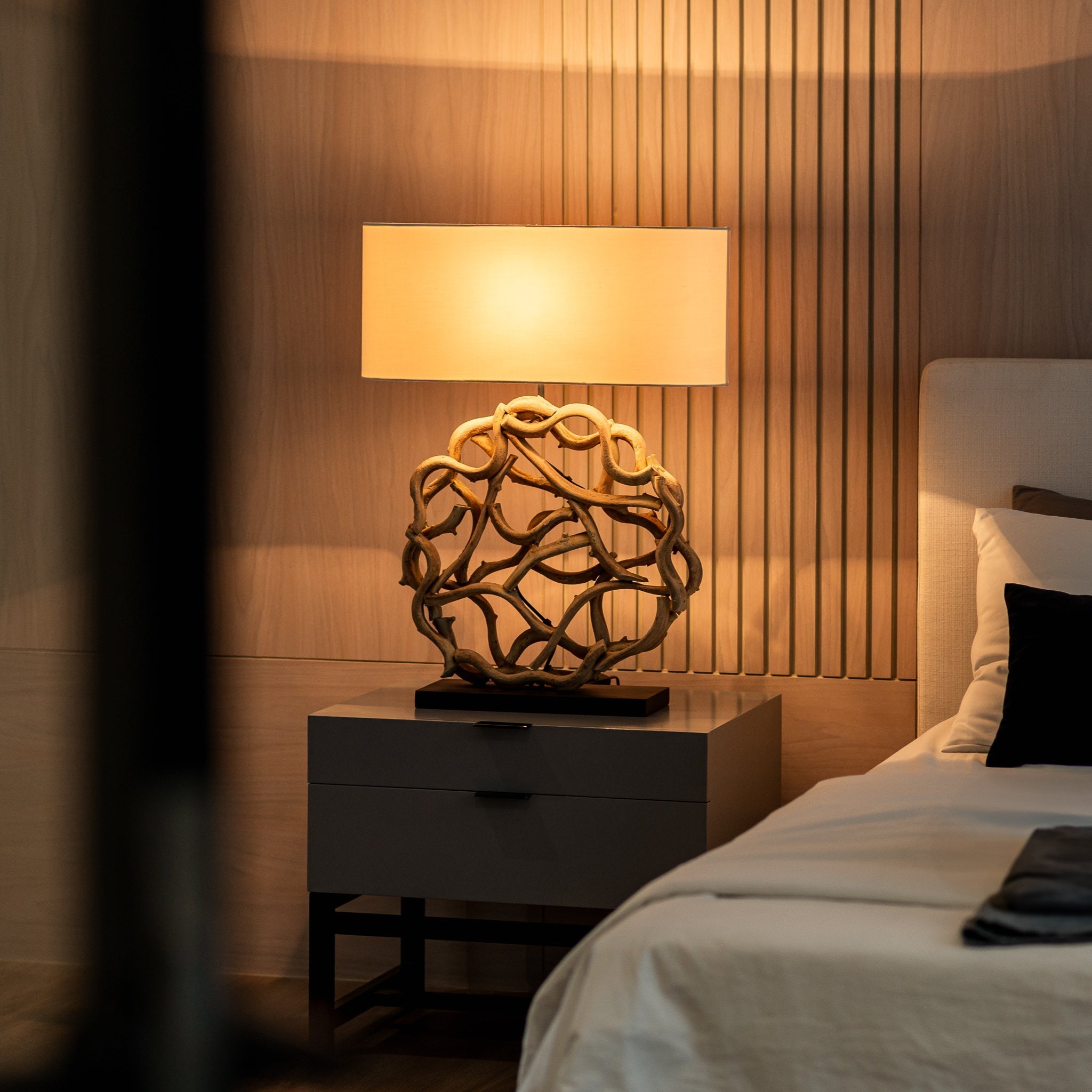 Golden Lotus Table Lamp - Willow Tree DecorLi161