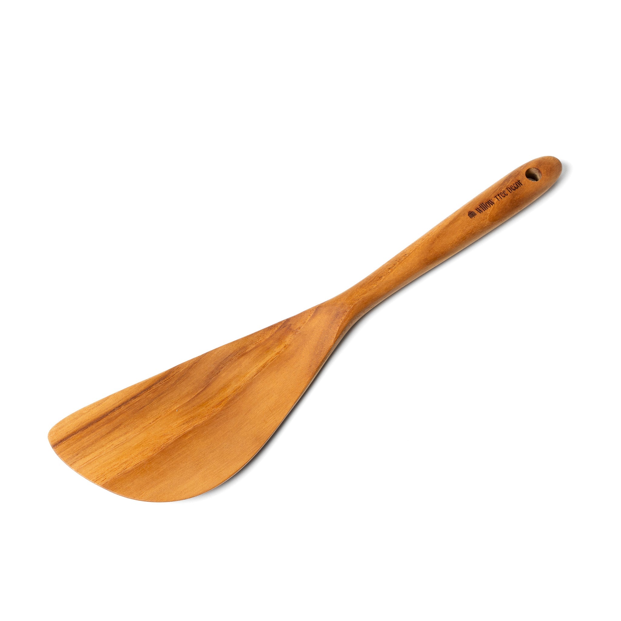 Teak Wood Oblique Spatula 7x34 cm - Willow Tree DecorKD215