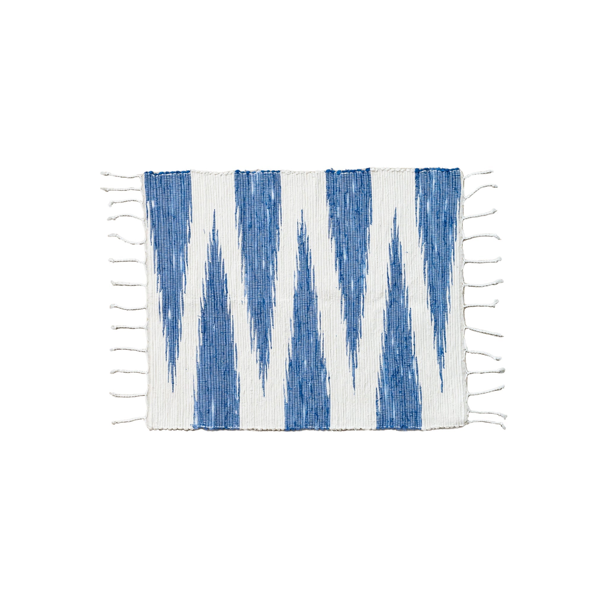 Hand - Woven Blue Wash Mat (52x63cm) - Willow Tree DecorSF155