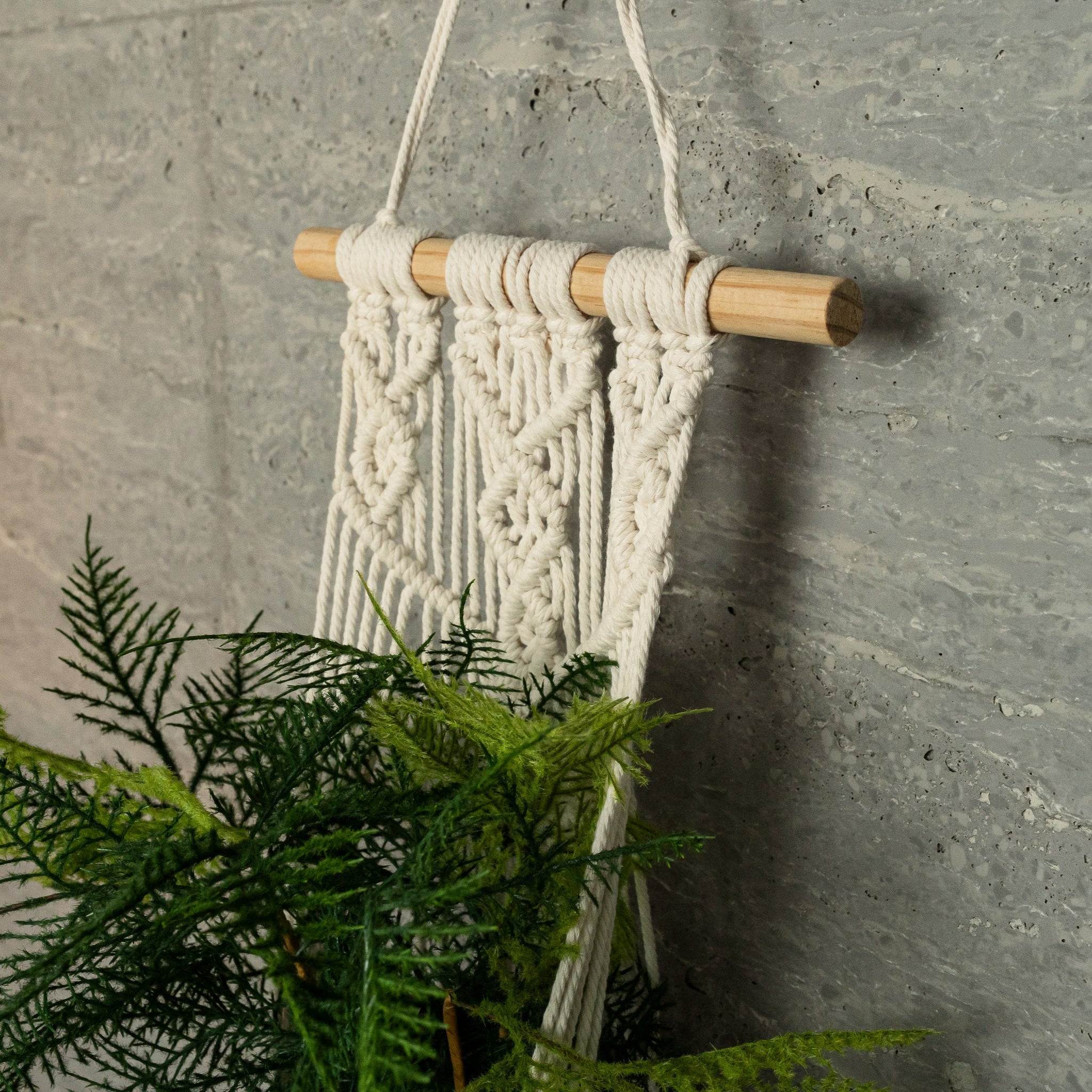 Macrame Plant Wall Hanger - Willow Tree DecorSF209