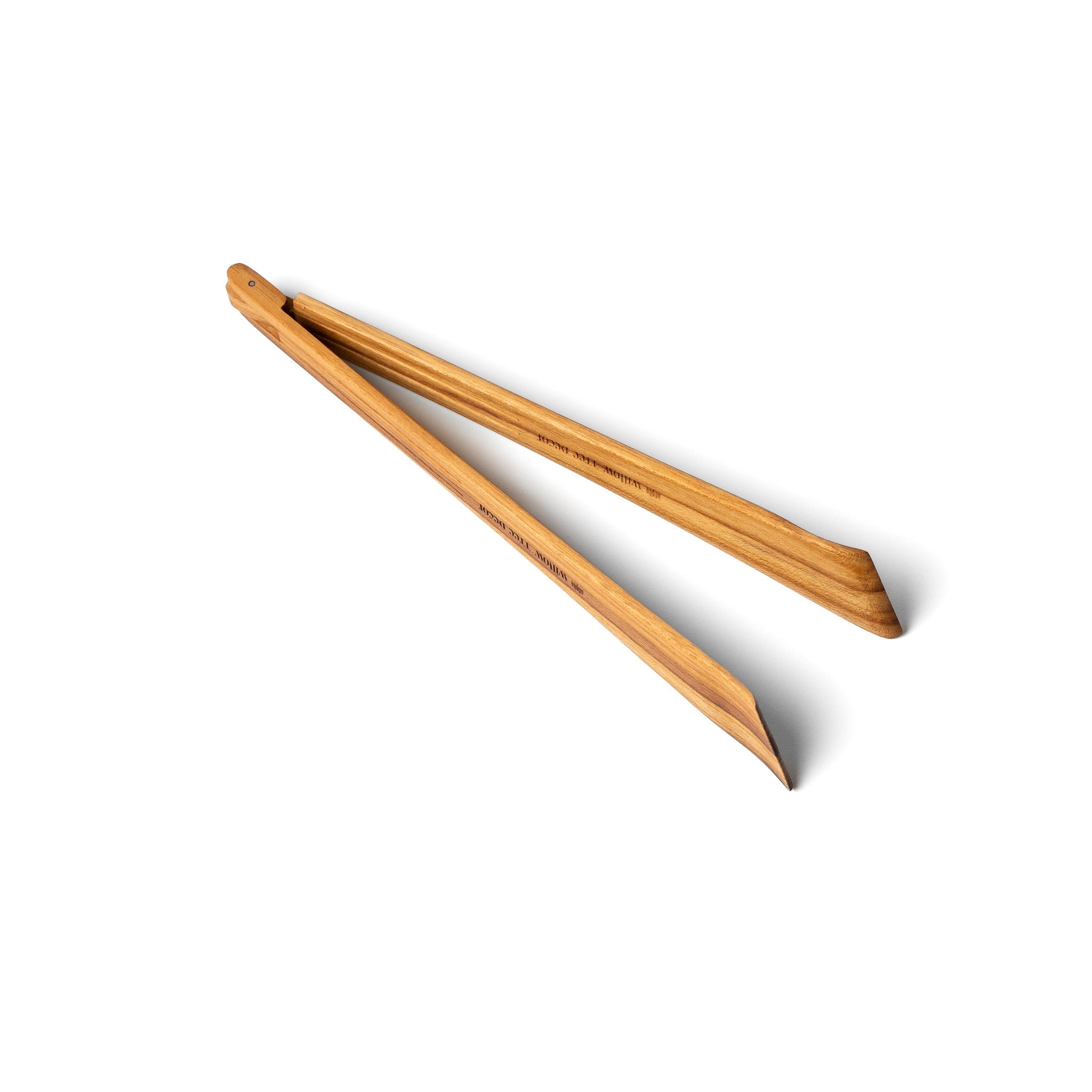 Handmade Teakwood Flip Tongs (Medium) - Willow Tree DecorKD229