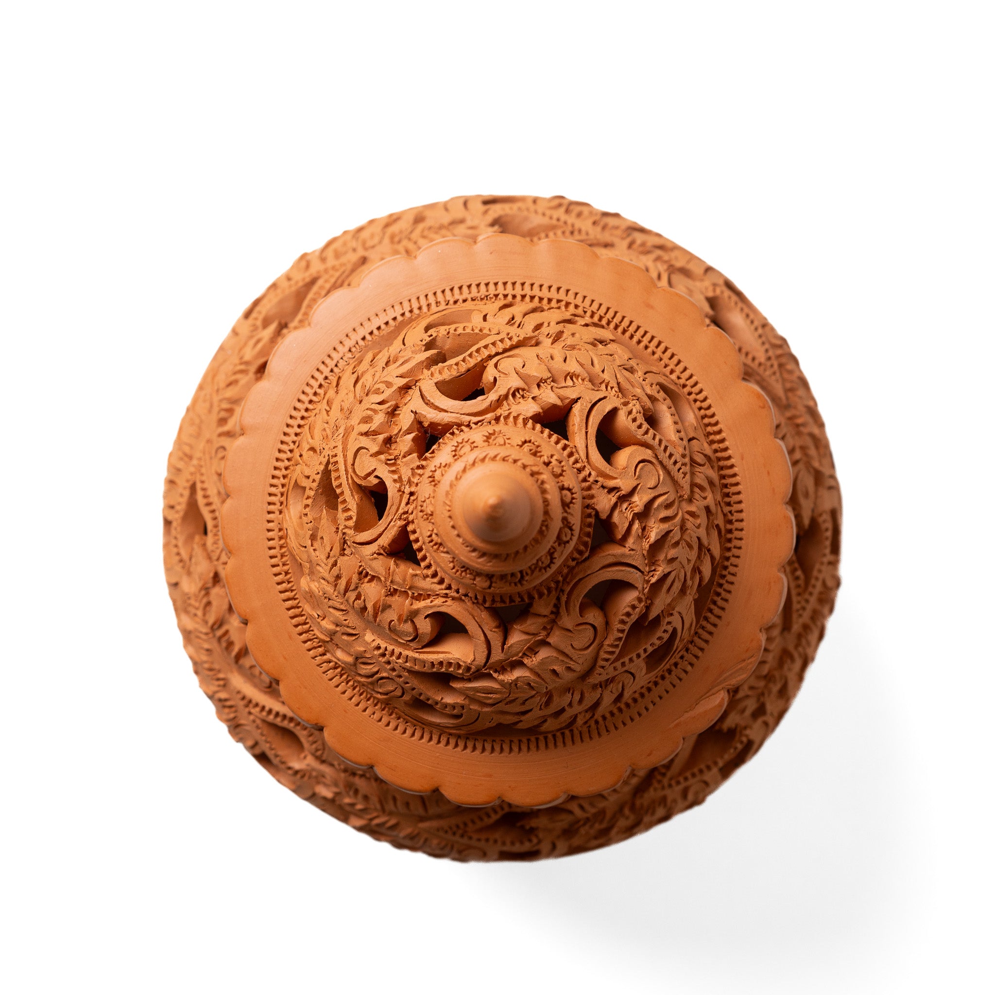 Burnt Orange Tealight Holder