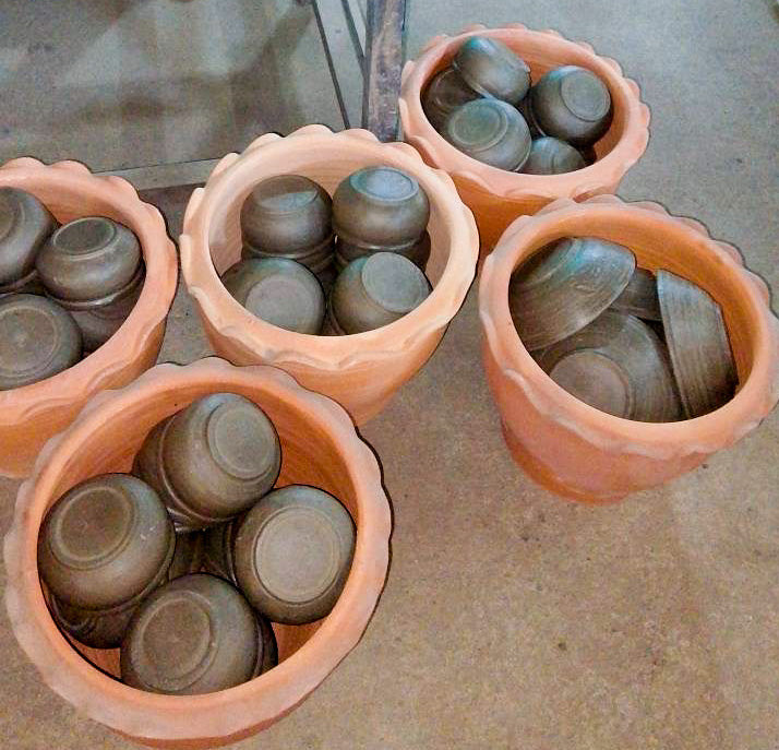 Filling the Firing Pots
