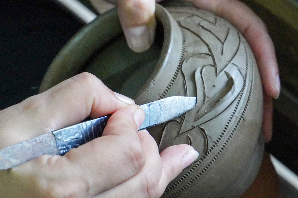 Hand Carving the Pattern