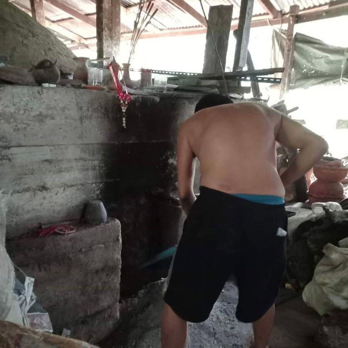 Loading the Kiln