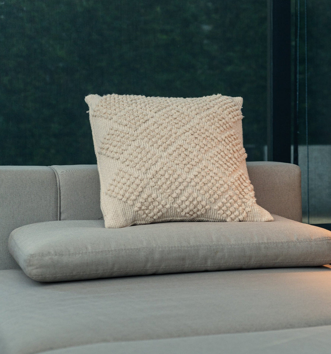 Macrame Cushion Cover (45x45cm) - Willow Tree DecorSF148