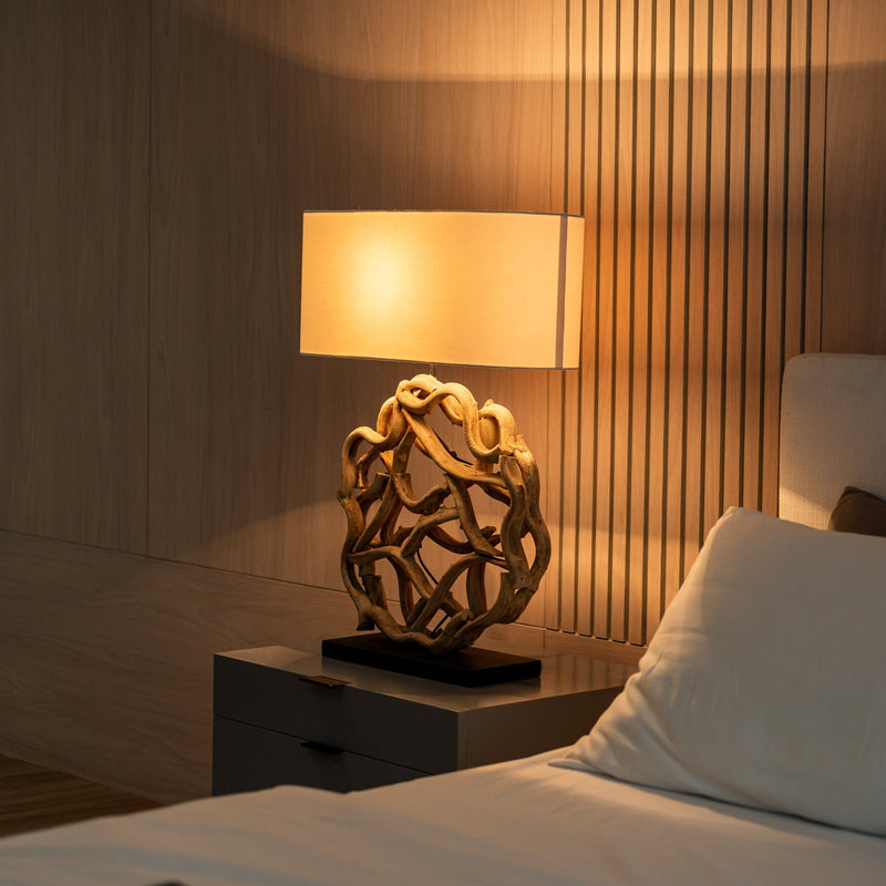 Golden Lotus Table Lamp - Willow Tree DecorLi161