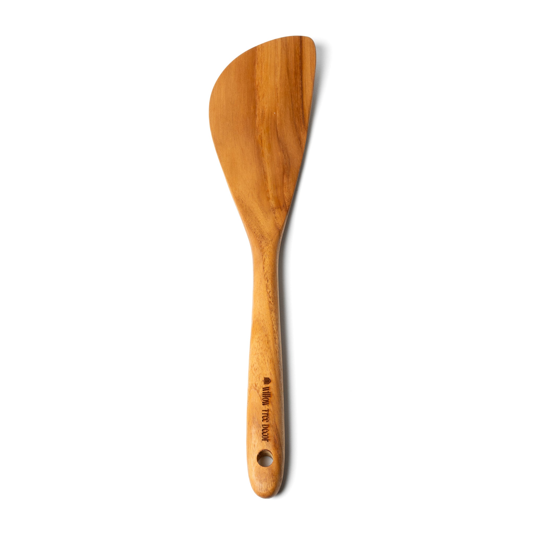 Teak Wood Oblique Spatula 7x34 cm - Willow Tree DecorKD215