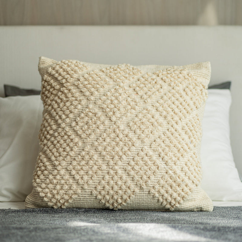 Macrame Cushion Cover (45x45cm) - Willow Tree DecorSF148