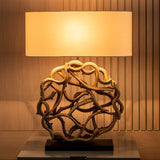 Golden Lotus Table Lamp - Willow Tree DecorLi161