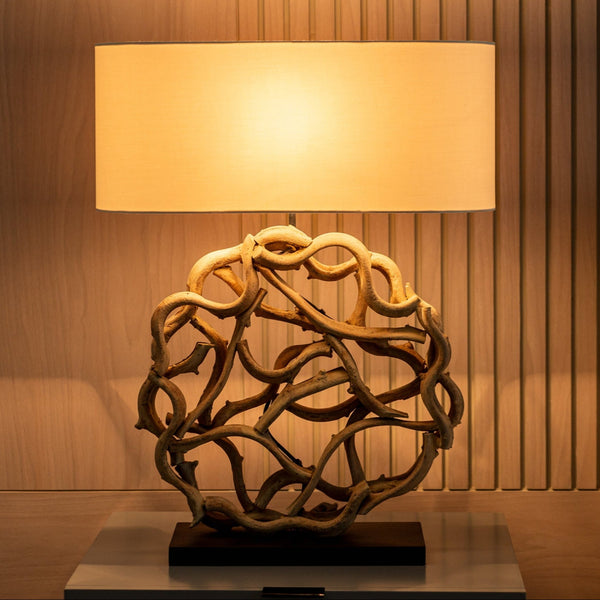 Golden Lotus Table Lamp - Willow Tree DecorLi161
