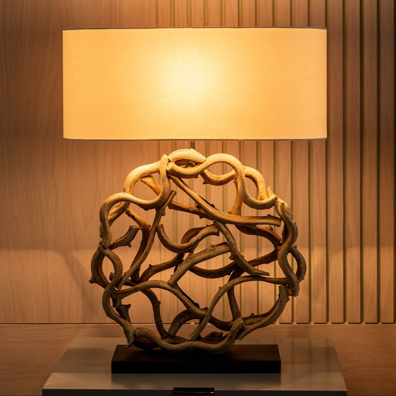 Golden Lotus Table Lamp - Willow Tree DecorLi161
