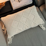 Macrame Cushion Cover (48x28cm) - Willow Tree DecorSF70