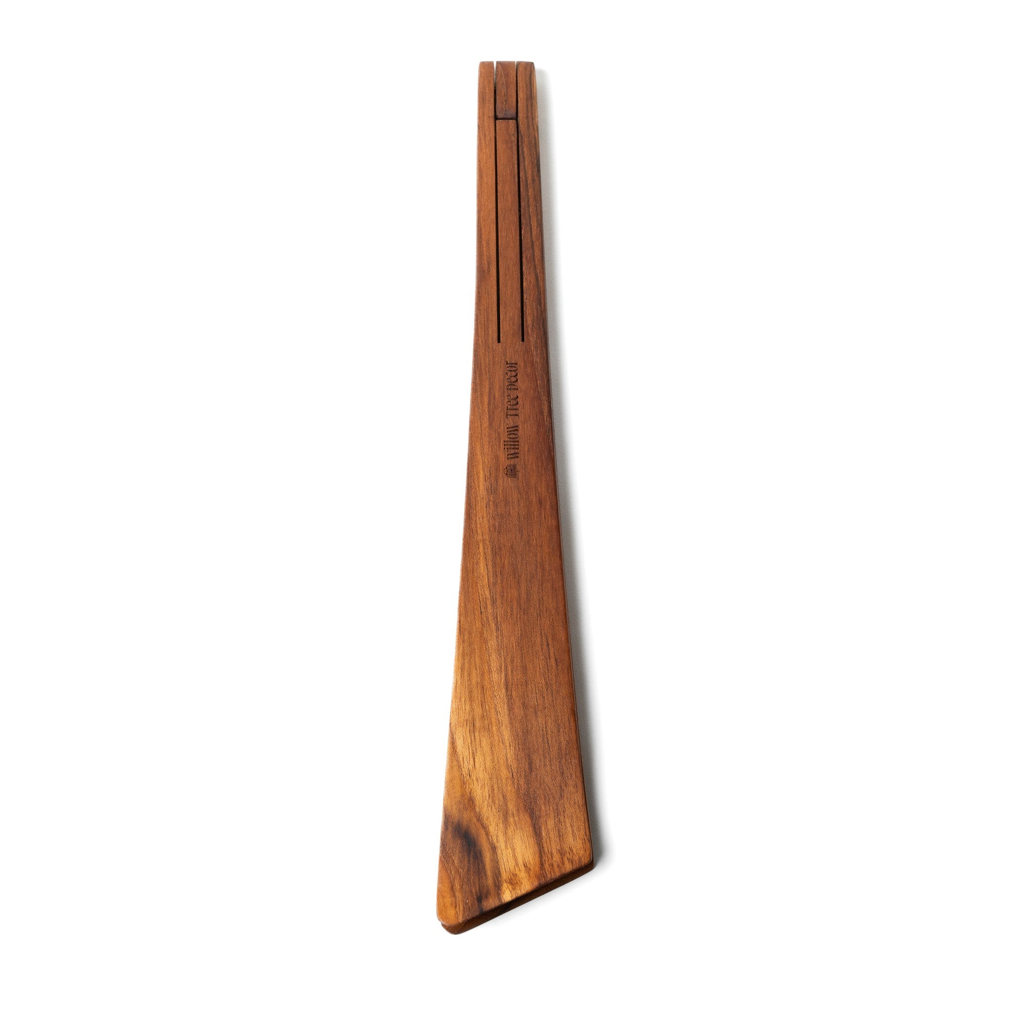 Handmade Teakwood Flip Tongs (Medium) - Willow Tree DecorKD229