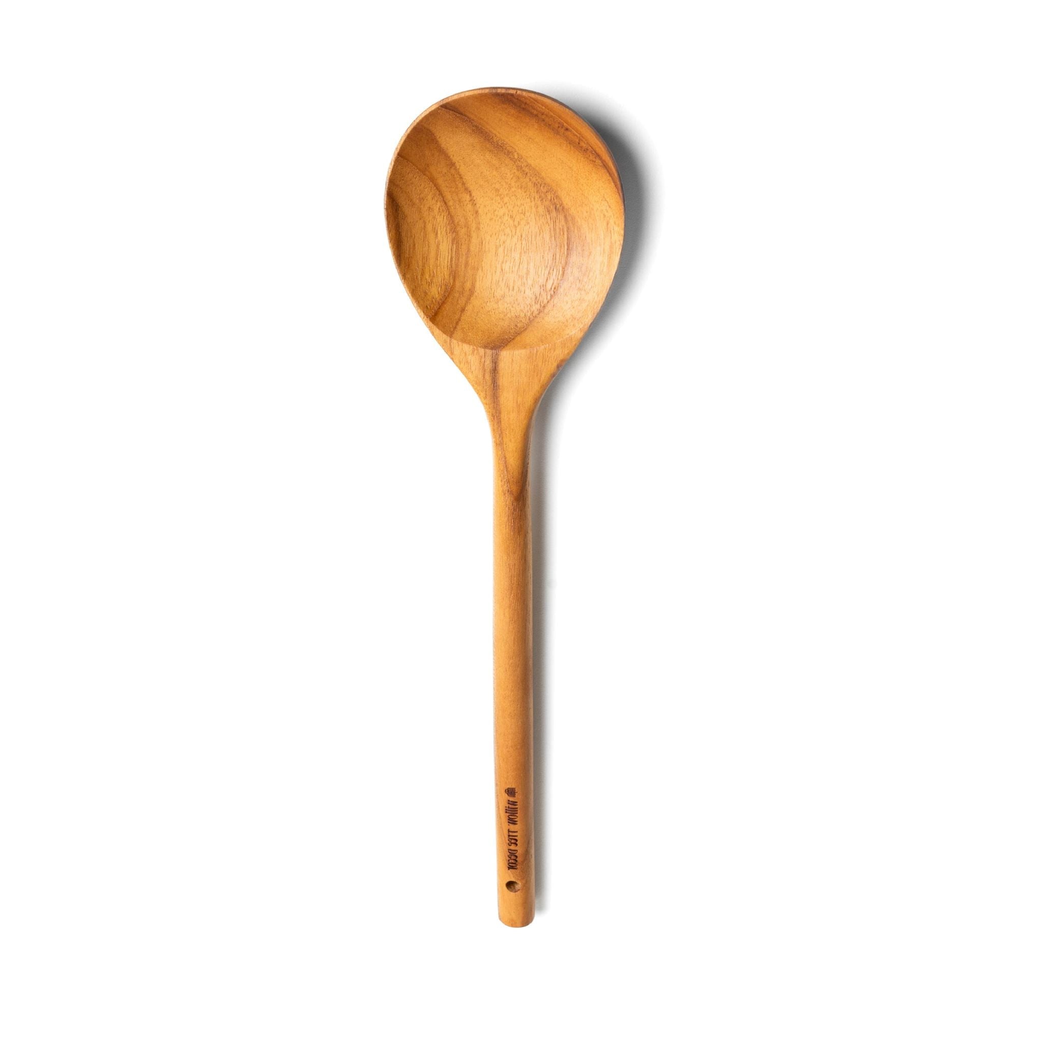 Handmade Teak Wood Kitchen Spoon 34cm - Willow Tree DecorKD223